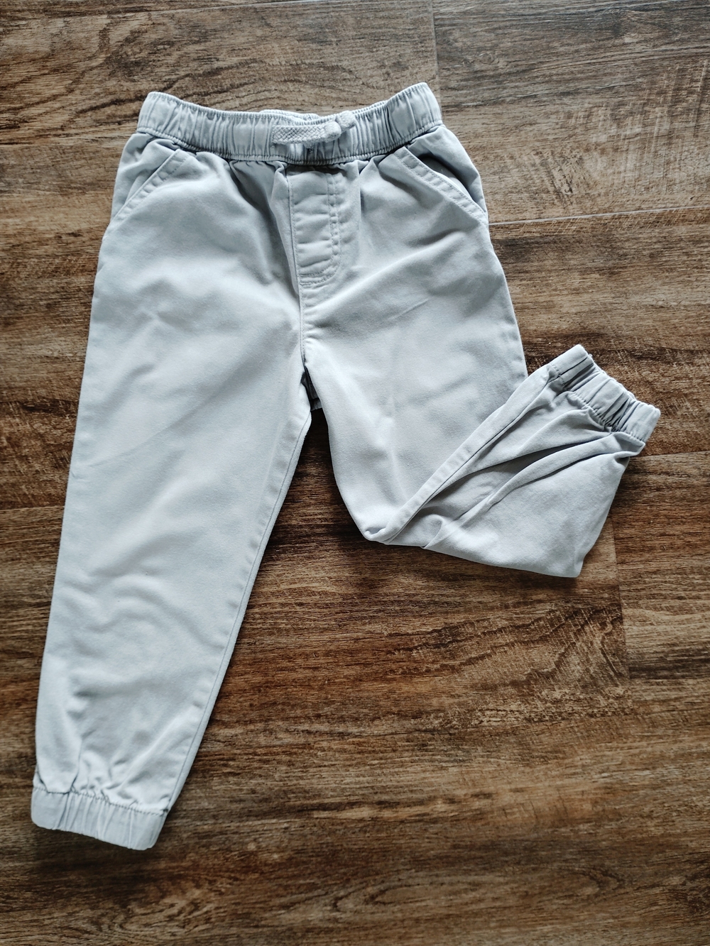 Garanimals Light Gray Elastic-Waist Jogger Pants